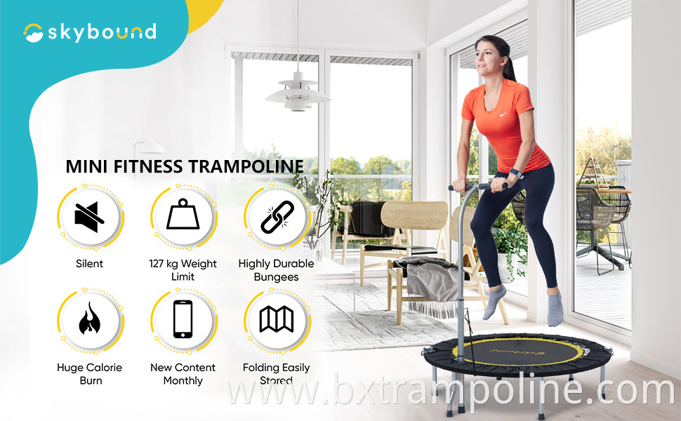 Mini fitness trampoline